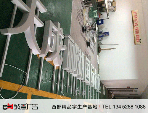 樹脂發光字雙面-天成酈湖-迪塞