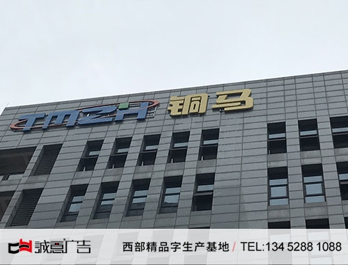 重慶樓頂發光字